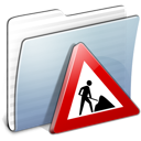 Graphite Stripped Folder Works icon